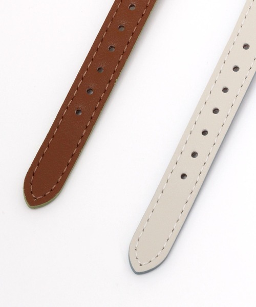 studio CLIP（スタディオクリップ）の「ブレスレット付きサークルウォッチ（アナログ腕時計・レディース・アイボリー/ブラウン/ライトグレー・FREE）」の7枚目の写真