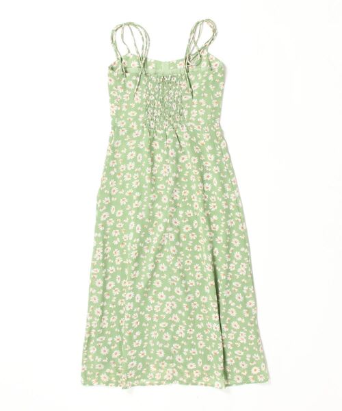 LA POMME petit(ラポミ・プチ)の「Pastel Green Daisy One Piece(ワンピース・レディース・グリーン・SMALL/MEDIUM)」の7枚目の写真