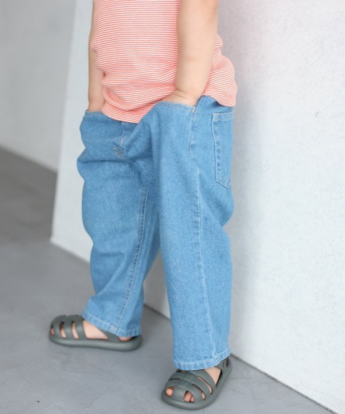 ooju（オージュ）の「【入荷禁止】【ooju】オージュジーンズ（デニムパンツ・キッズ・グレー/ネイビー・1/4/2/3）」の2枚目の写真