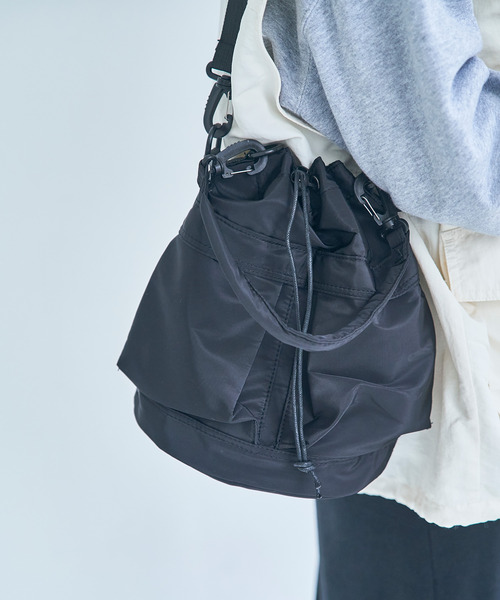 macaroni edge（マカロニエッジ）の「〈macaroni edge/マカロニエッジ〉ナイロン ショルダー2WAYバッグ（ショルダーバッグ・メンズ・カーキ/ホワイト/ブラック・ONE SIZE）」の12枚目の写真