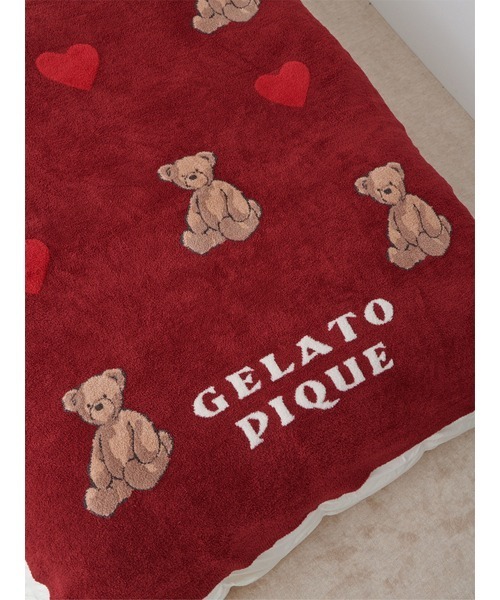 ジェラートピケ 「Sleep」「HOLIDAY」ベアジャガードマルチカバー Sleep】【HOLIDAY】 スノーベア ジャガードマルチカバー（寝具