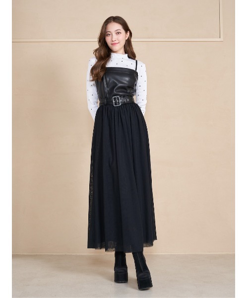 Darich(ダーリッチ)の「ハートエンブロイダリーリブトップス(Tシャツ/カットソー・レディース・ホワイト/レッド/ブラック・FREE)」の10枚目の写真