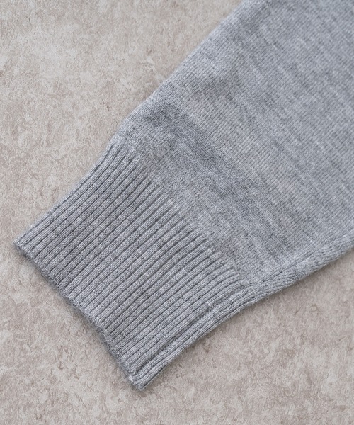 BRICK & SONS（ブリックアンドサンズ）の「ファインゲージタートルネックニット（ニット/セーター・メンズ・グリーン/ブラック/オレンジ/ライトグレー/パープル/ブルー・L/S/M）」の8枚目の写真