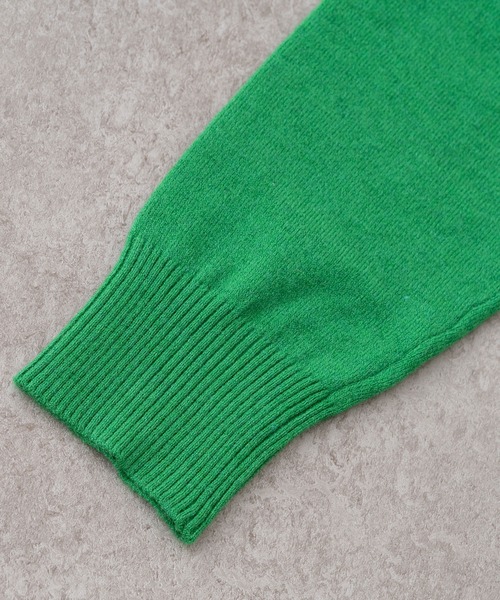 BRICK & SONS（ブリックアンドサンズ）の「ファインゲージタートルネックニット（ニット/セーター・メンズ・グリーン/ブラック/オレンジ/ライトグレー/パープル/ブルー・L/S/M）」の12枚目の写真