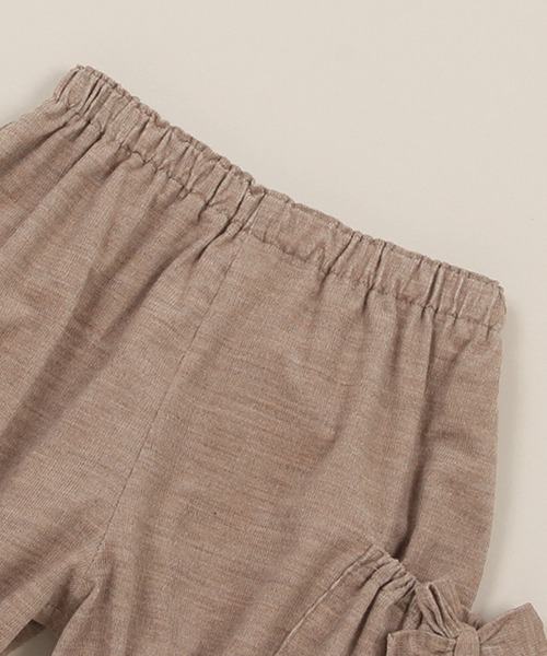 sense of wonder（センスオブワンダー）の「リボンバルーンパンツ【日本製】（スウェットパンツ・キッズ・ピンク/ブラウン系その他・120cm/80ｃｍ/100cm/90cm/110cm）」の17枚目の写真