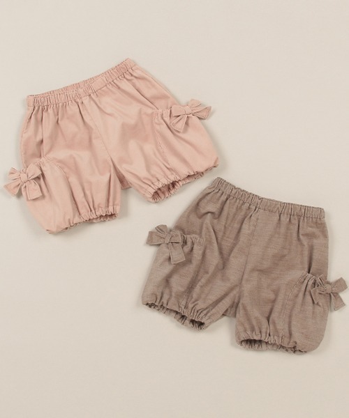 sense of wonder（センスオブワンダー）の「リボンバルーンパンツ【日本製】（スウェットパンツ・キッズ・ピンク/ブラウン系その他・120cm/80ｃｍ/100cm/90cm/110cm）」の14枚目の写真