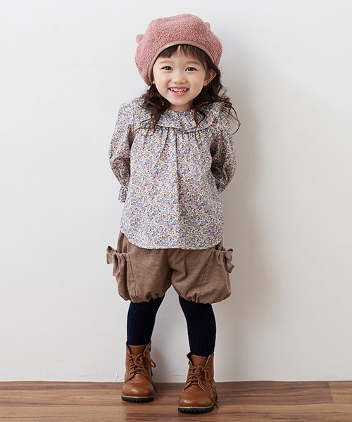 sense of wonder（センスオブワンダー）の「リボンバルーンパンツ【日本製】（スウェットパンツ・キッズ・ピンク/ブラウン系その他・120cm/80ｃｍ/100cm/90cm/110cm）」の4枚目の写真