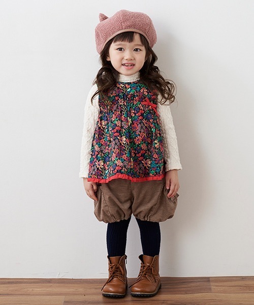 sense of wonder（センスオブワンダー）の「リボンバルーンパンツ【日本製】（スウェットパンツ・キッズ・ピンク/ブラウン系その他・120cm/80ｃｍ/100cm/90cm/110cm）」の11枚目の写真