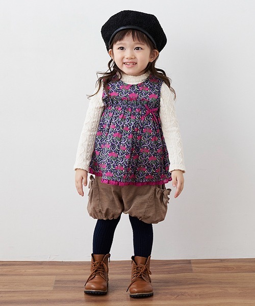 sense of wonder（センスオブワンダー）の「リボンバルーンパンツ【日本製】（スウェットパンツ・キッズ・ピンク/ブラウン系その他・120cm/80ｃｍ/100cm/90cm/110cm）」の10枚目の写真