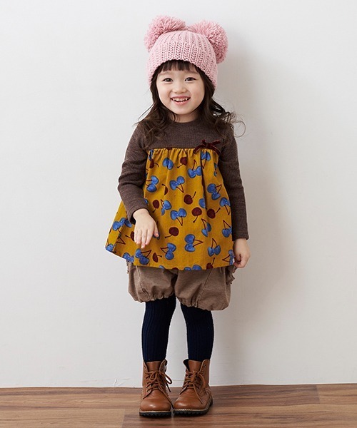 sense of wonder（センスオブワンダー）の「リボンバルーンパンツ【日本製】（スウェットパンツ・キッズ・ピンク/ブラウン系その他・120cm/80ｃｍ/100cm/90cm/110cm）」の8枚目の写真