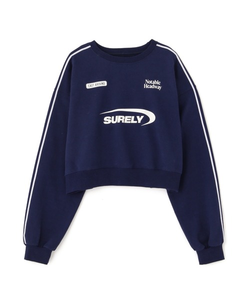 FREE'S MART（フリーズマート）の「ライン入りロゴプリントスウェット（スウェット・レディース・オフホワイト/ネイビー/グリーン・FREE）」の11枚目の写真