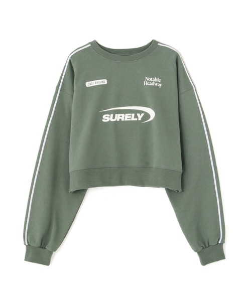 FREE'S MART（フリーズマート）の「ライン入りロゴプリントスウェット（スウェット・レディース・オフホワイト/ネイビー/グリーン・FREE）」の13枚目の写真