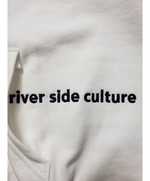 RIVER SIDE CULTURE（リバーサイドカルチャー）の「RIVER SIDE CULTURE/RSC シルエットプルパーカー MEN (M4)（パーカー・メンズ・ブラック/ホワイト・SMALL/MEDIUM/LARGE/X-LARGE）」の7枚目の写真