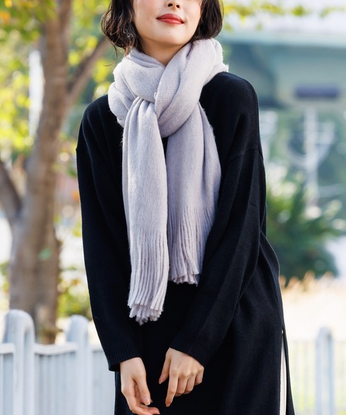 ミンク ショール ストール 毛皮 ミンクファー 大判 ストール ショール