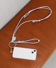 BEAURE ヴュレ カウレザー バンブー金具 モバイル ストラップショルダー