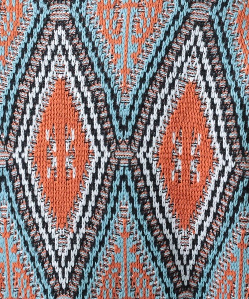 BAYFLOW(ベイフロー)の「パターンニットプルオーバー(ニット/セーター・メンズ・オレンジ/ブルー・MEDIUM/LARGE)」の12枚目の写真
