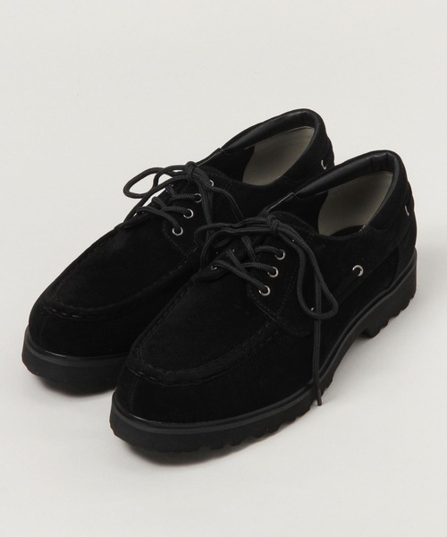 RAGEBLUE(レイジブルー)の「SYNTHETIC SUEDE DECK SHOES/シンセティックスウェード/ボリュームソールデッキシューズ(ドレスシューズ・メンズ・その他19/ブラック・LARGE/MEDIUM)」の4枚目の写真
