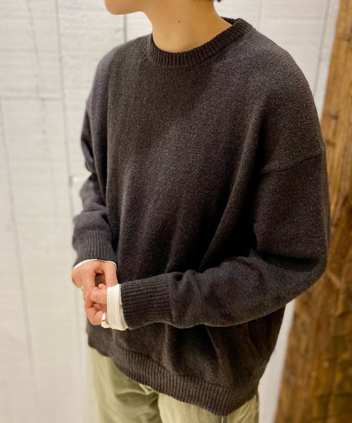 ジャーナルスタンダードラックス　ニット上下 C/Caテンジク クルーネックプルオーバー（ニット／セーター