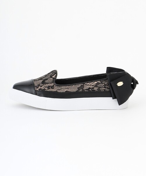 TOCCA(トッカ)の「BACK RIBBON SLIPON スニーカー(スニーカー・レディース・ブラック系/ブラック系5/ホワイト系・35/36/37/38/39)」の15枚目の写真