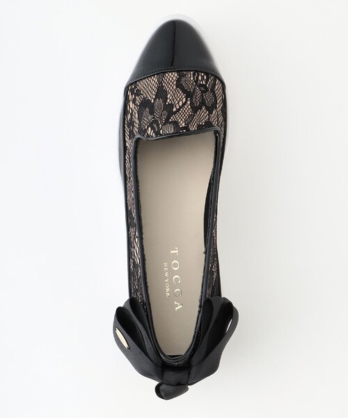 TOCCA(トッカ)の「BACK RIBBON SLIPON スニーカー(スニーカー・レディース・ブラック系/ブラック系5/ホワイト系・35/36/37/38/39)」の20枚目の写真