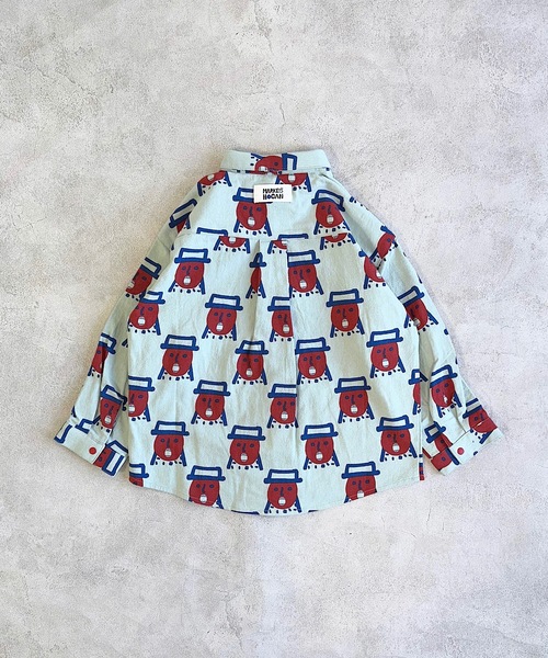 HOGAN RANCH WEAR（ホーガンランチウエア）の「スナップボタンシャツ（90～130cm）（シャツ/ブラウス・キッズ・ミント/ブラック/オフホワイト・120/110/100/90/130）」の9枚目の写真