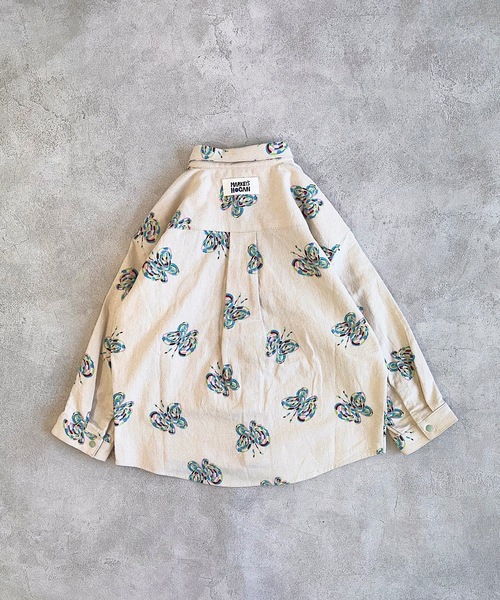 HOGAN RANCH WEAR（ホーガンランチウエア）の「スナップボタンシャツ（90～130cm）（シャツ/ブラウス・キッズ・ミント/ブラック/オフホワイト・120/110/100/90/130）」の11枚目の写真