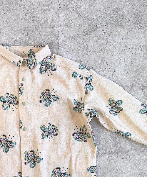 HOGAN RANCH WEAR（ホーガンランチウエア）の「スナップボタンシャツ（90～130cm）（シャツ/ブラウス・キッズ・ミント/ブラック/オフホワイト・120/110/100/90/130）」の10枚目の写真