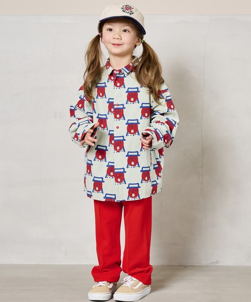 HOGAN RANCH WEAR（ホーガンランチウエア）の「スナップボタンシャツ（90～130cm）（シャツ/ブラウス・キッズ・ミント/ブラック/オフホワイト・120/110/100/90/130）」の18枚目の写真