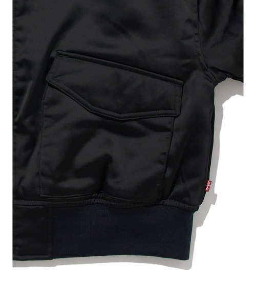 Levi's（リーバイス）の「Levi's/リーバイス ANDY テックジャケット ブラック CAVIAR（MA-1・レディース・ブラック・M/XS/S）」の7枚目の写真