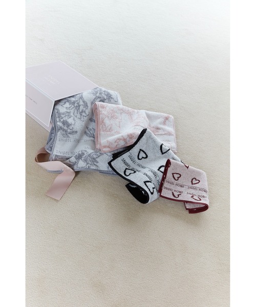 SNIDEL HOME（スナイデルホーム）の「ジャカードフェイスタオル（タオル・レディース・ピンク/ライトグレー/ピンクベージュ/ブラック・FREE）」の13枚目の写真