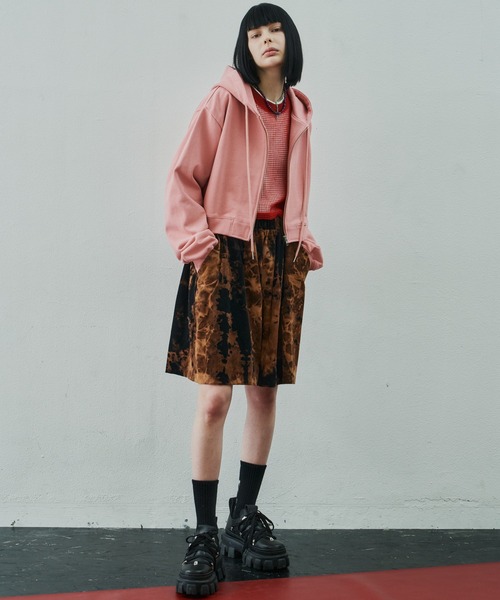 AIVER(アイバー)の「AIVER メッシュクロップドプルオーバー(Tシャツ/カットソー・レディース・ブラック/ホワイト/レッド・SMALL/MEDIUM/LARGE)」の14枚目の写真