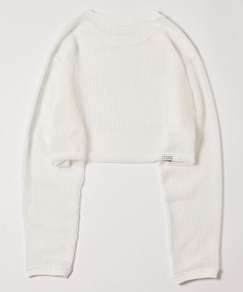 AIVER(アイバー)の「AIVER メッシュクロップドプルオーバー(Tシャツ/カットソー・レディース・ブラック/ホワイト/レッド・SMALL/MEDIUM/LARGE)」の18枚目の写真