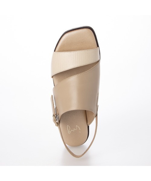ing(イング)の「【WEB限定】【3E】ダブルベルトサンダル(サンダル・レディース・シャーベット/ブラック系その他2/グレイッシュベージュ・L/M/S)」の16枚目の写真