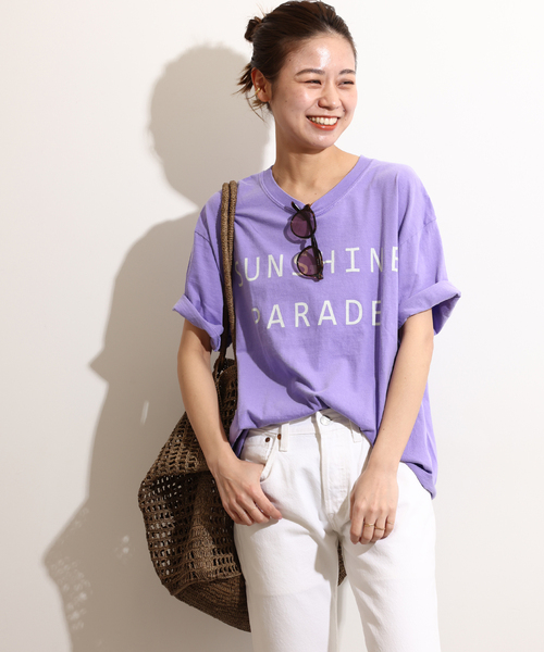 ジャーナルスタンダードTHE DAY ON THE BEACH Tシャツ 完売 THE DAY ON THE BEACH】CUT OFF T-SH TEE：Tシャツ（Tシャツ