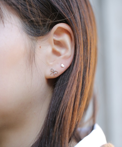 Peony/ピオニー】/サージカルステンレス316L ビジューピアスセット2