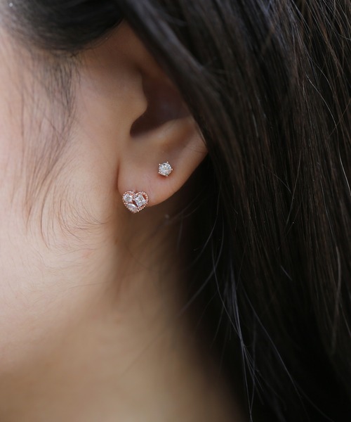 Peony(ピオニー)の「【Peony/ピオニー】/サージカルステンレス316L ビジューピアスセット2(ピアス(片耳用)・レディース・F/G/H/I/D/E/C/A/B・FREE)」の14枚目の写真