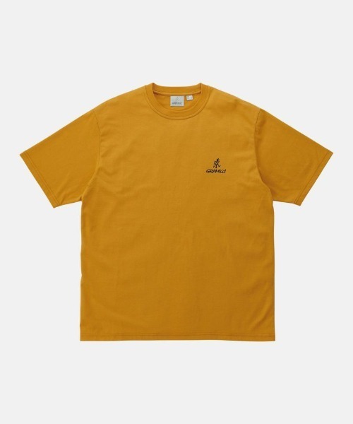 Gramicci（グラミチ）の「GRAMICCI/グラミチ ONE POINT LOGO TEE | ワンポイントロゴTシャツ（Tシャツ/カットソー・メンズ・ホワイト/ブラック/マスタード/カーキ・S/M/L/XL/XXL）」の4枚目の写真