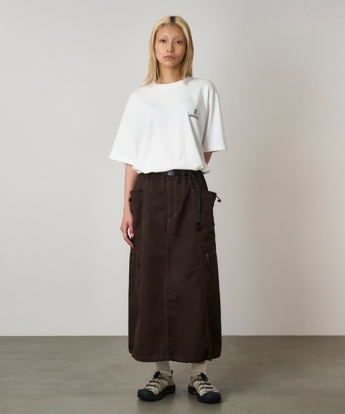 Gramicci（グラミチ）の「GRAMICCI/グラミチ ONE POINT LOGO TEE | ワンポイントロゴTシャツ（Tシャツ/カットソー・メンズ・ホワイト/ブラック/マスタード/カーキ・S/M/L/XL/XXL）」の12枚目の写真