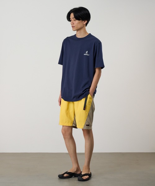Gramicci(グラミチ)の「ONE POINT LOGO TEE|ワンポイントロゴTシャツ Gramicci グラミチ(Tシャツ/カットソー・メンズ・ホワイト/ブラック/マスタード/カーキ/ネイビー・S/M/L/XL/XXL)」の16枚目の写真