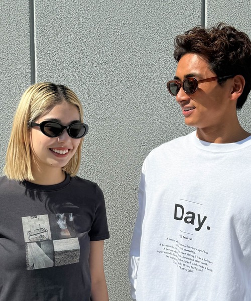 CANAL JEAN（キャナルジーン）の「Lakey Park　REMMYオーバルフレームアイウェア（サングラス・レディース・ブラウン/レッド/ブラック・ONE SIZE）」の4枚目の写真