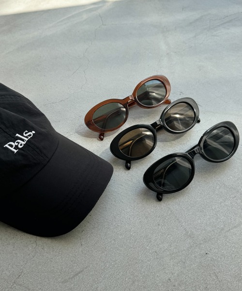 CANAL JEAN（キャナルジーン）の「Lakey Park　REMMYオーバルフレームアイウェア（サングラス・レディース・ブラウン/レッド/ブラック・ONE SIZE）」の11枚目の写真