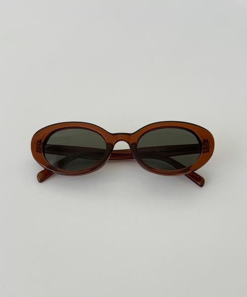 CANAL JEAN（キャナルジーン）の「Lakey Park　REMMYオーバルフレームアイウェア（サングラス・レディース・ブラウン/レッド/ブラック・ONE SIZE）」の14枚目の写真