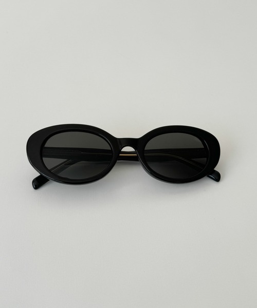 CANAL JEAN（キャナルジーン）の「Lakey Park　REMMYオーバルフレームアイウェア（サングラス・レディース・ブラウン/レッド/ブラック・ONE SIZE）」の12枚目の写真