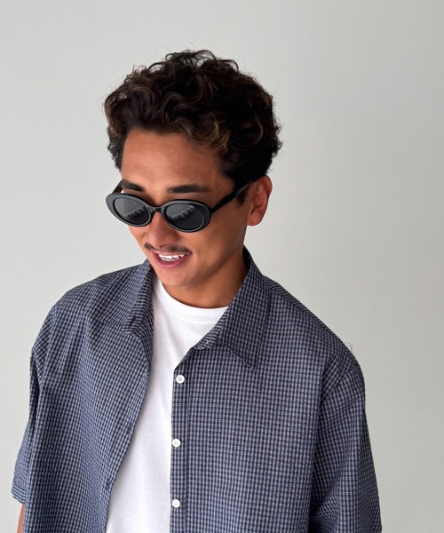 CANAL JEAN（キャナルジーン）の「Lakey Park　REMMYオーバルフレームアイウェア（サングラス・レディース・ブラウン/レッド/ブラック・ONE SIZE）」の18枚目の写真