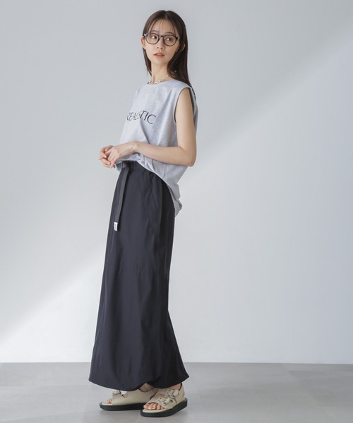 Odub（オーダブ）の「Odub/別注 ノースリーブＴ（Tシャツ/カットソー・レディース・グレー/サックスブルー/ホワイト・FREE）」の8枚目の写真