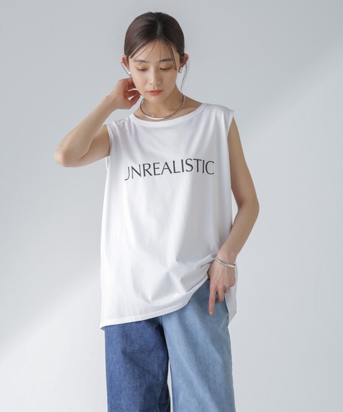 Odub（オーダブ）の「Odub/別注 ノースリーブＴ（Tシャツ/カットソー・レディース・グレー/サックスブルー/ホワイト・FREE）」の10枚目の写真