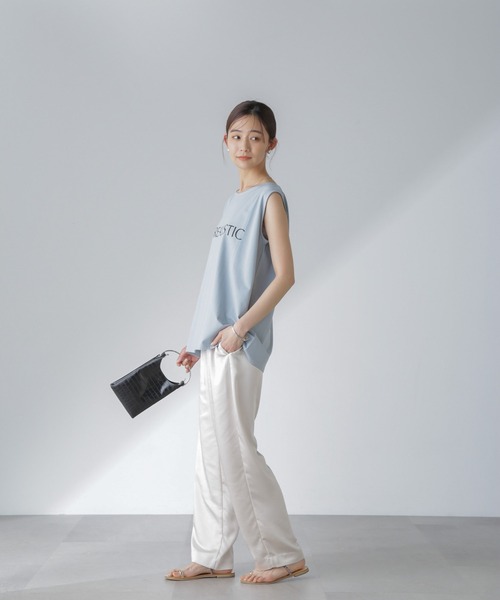 Odub（オーダブ）の「Odub/別注 ノースリーブＴ（Tシャツ/カットソー・レディース・グレー/サックスブルー/ホワイト・FREE）」の20枚目の写真