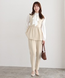 Pierrot（ピエロ）の「ペプラムセットアップ（スーツセット）」