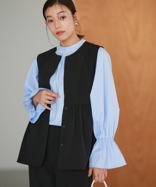 【タイムセール！美品】J&R ベロアスーツ　セットアップ レーヨン キュブラ RUIRUE BOUTIQUE セットアップ 「オケージョン対応」バルーン