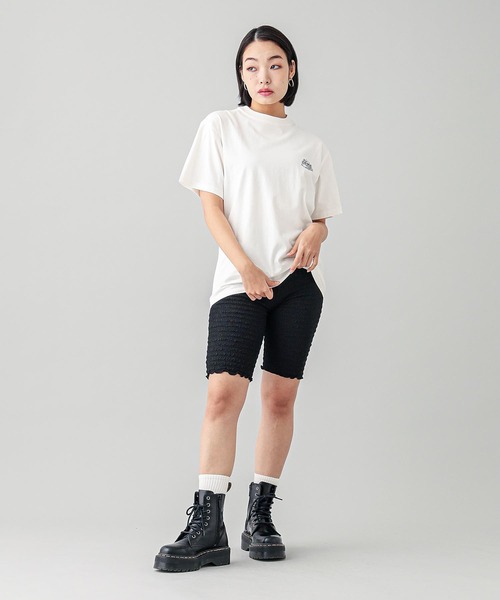 X-girl（エックスガール）の「LETTUCE EDGE LEGGINGS（その他パンツ・レディース・ブラック/ベージュ・S/M）」の12枚目の写真